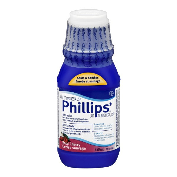 Phillips' Milk of Magnesia, Cherry - 350 mL