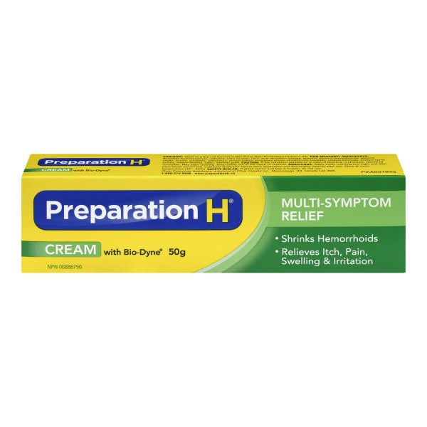 Preparation H Cream, 50g