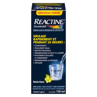 Reactine Allergy Liquid 24 Hour Relief, 118 ml