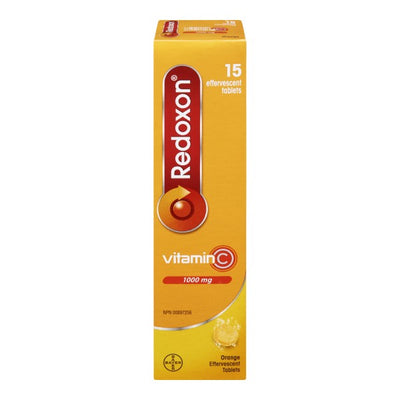 Redoxon Vitamin C Effervescent Tablets, Orange - 15 Tablets