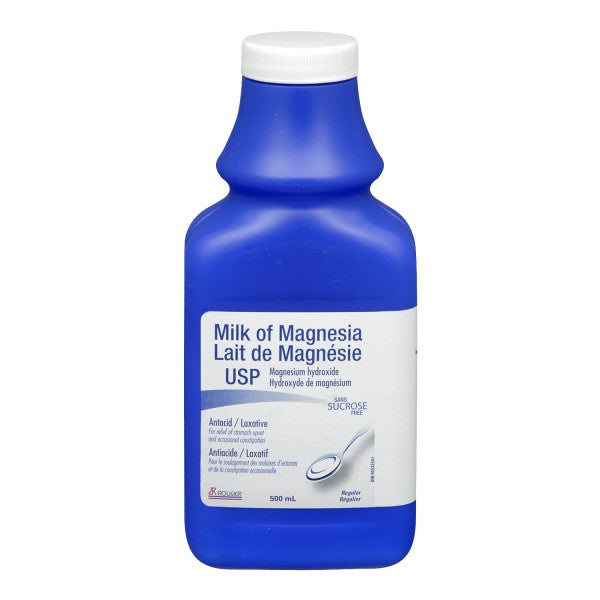 Rougier Milk of Magnesia USP Antacid Laxative Liquid