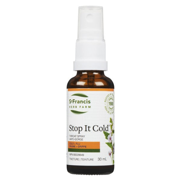 St Francis Herb Farm Stop It Cold, Throat Spray - 30 ml