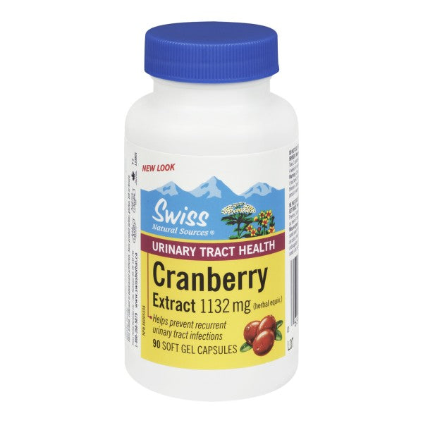 Swiss Natural Cranberry Extract, 90 Mini Soft Gel Capsules