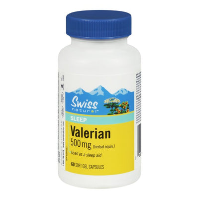 Swiss Natural Valerian, 60 Soft Gel Capsules