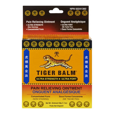 Tiger Balm Pain Relieving Ointment, Ultra Strength - 50g