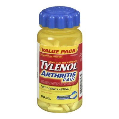 Tylenol Arthritis Pain Easy Open Bottle, 170 Caplets