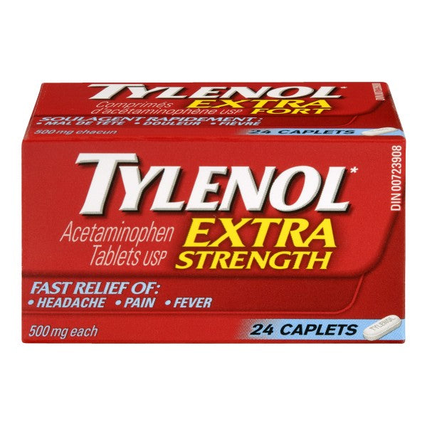Tylenol Extra Strength, 24 Caplets
