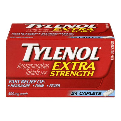 Tylenol Extra Strength, 24 Caplets