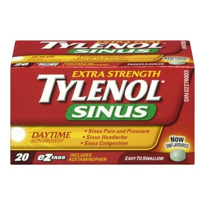 Tylenol Sinus Daytime, Extra Strength - 20 eZtabs