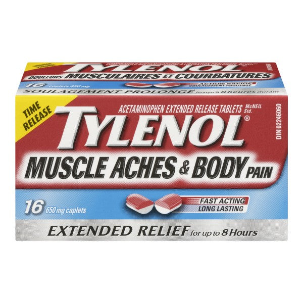 Tylenol Muscle & Body, 16 Caplets