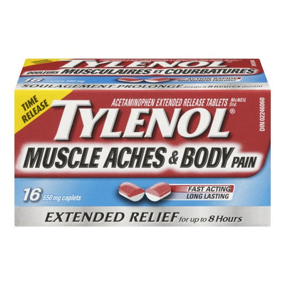 Tylenol Muscle & Body, 16 Caplets