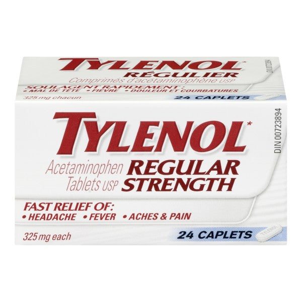 Tylenol Regular Strength, 24 Caplets