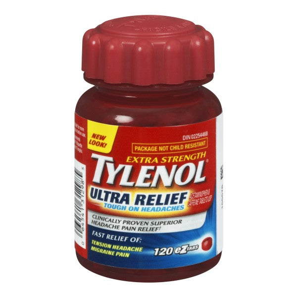 Tylenol Ultra Relief, 120 eZtabs