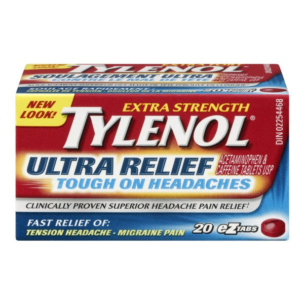 Tylenol Ultra Relief, 20 eZtabs