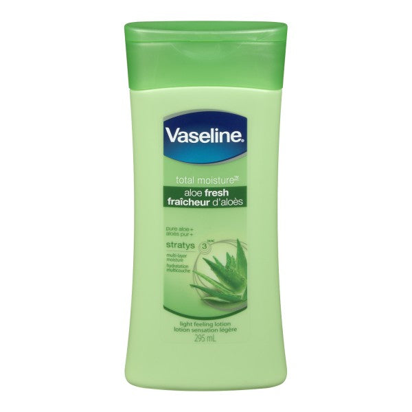 Vaseline Total Moisture Aloe Fresh Lotion, 295ml
