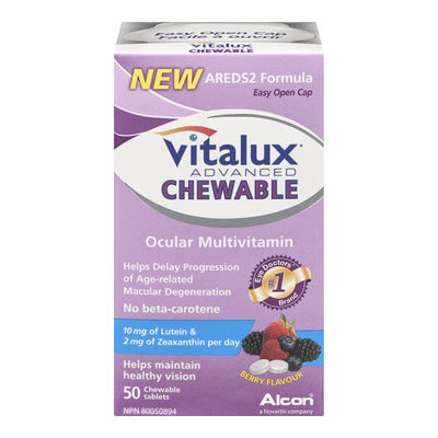 Vitalux Advanced Chewable Ocular Multivitamin Tablets