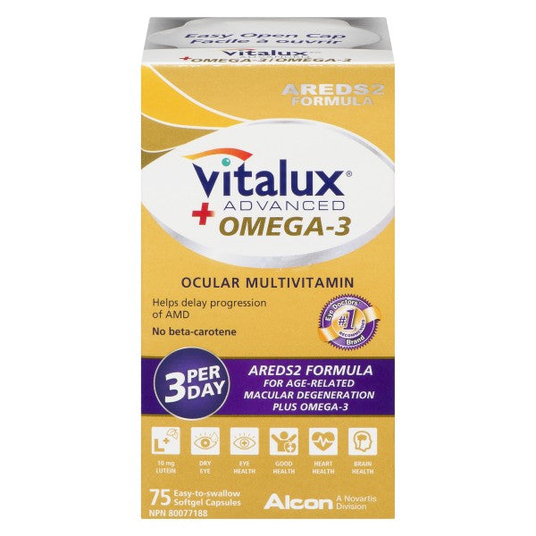 Vitalux Advanced Ocular Multivitamin + Omega-3