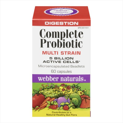Webber Naturals Complete Probiotic, 60 Capsules