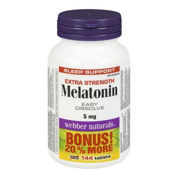 Webber Naturals Extra Strength Melatonin Bonus Pack