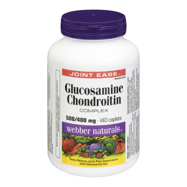 Webber Naturals Glucosamine Chondroitin Sulfate, 140 Capsules