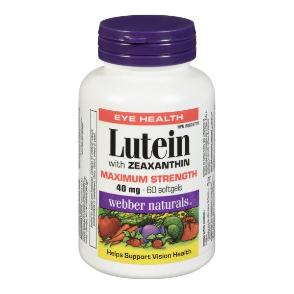 Webber Naturals Lutein Softgels