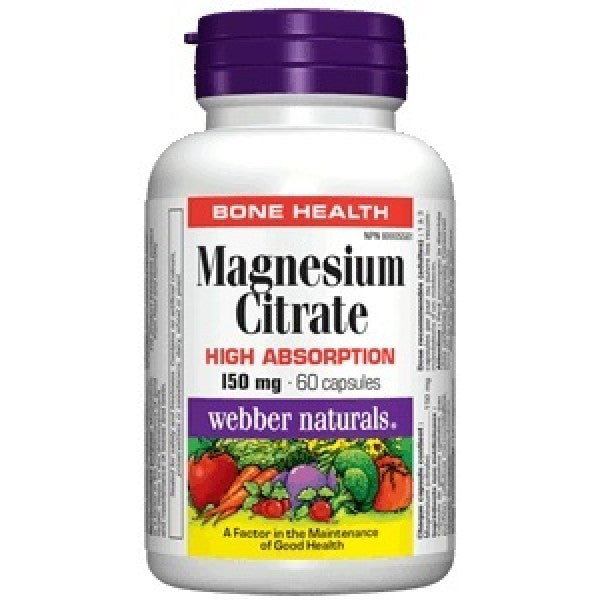 Webber Naturals Magnesium Citrate Capsules