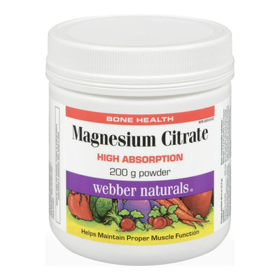 Webber Naturals Magnesium Citrate Powder
