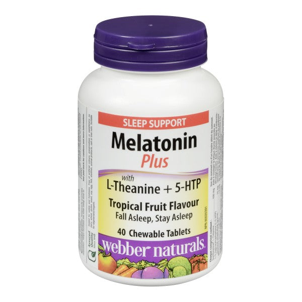 Webber Naturals Melatonin Plus Chewable Tablets