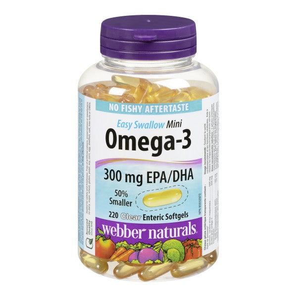 Webber Naturals Omega-3, 220 Softgels