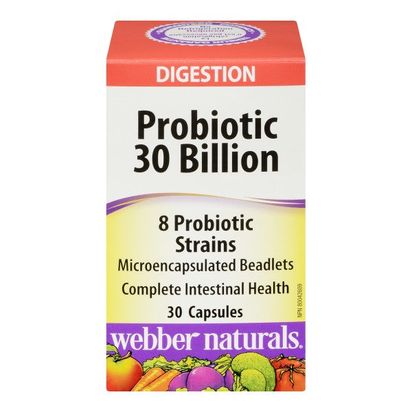 Webber Naturals Probiotic 30 Billion Capsules