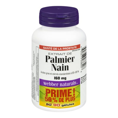 Webber Naturals Saw Palmetto Softgels Bonus Size
