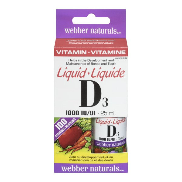 Webber Naturals Vitamin D Liquid